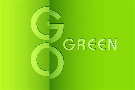 Go green background Vector Art Stock Images | Depositphotos