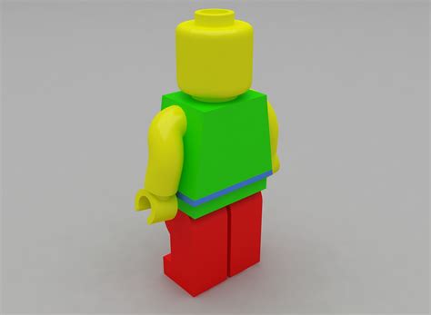 lego human 3d model