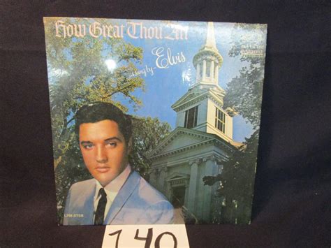 Sold Price: Elvis Presley 33 Record How Great Thou Art Album - January 1, 0119 6:00 PM EST