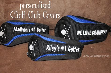 a little about A LOT: Personalized Golf Club Covers | Personalized golf club covers, Golf club ...