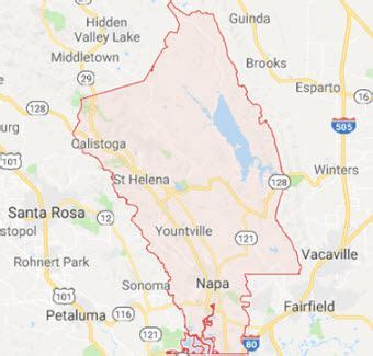 Map Of Napa County | Zoning Map