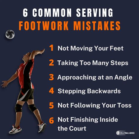 Footwork for Serving a Volleyball: Technique, Drills, Errors ...