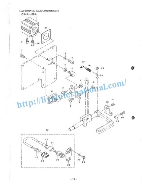 Juki dnu 1541 parts list