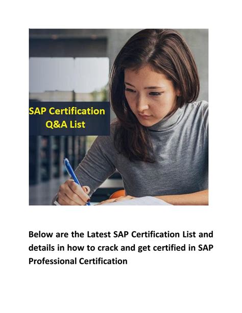 SAP Certification Q&A - Easy way to get Certified Soon by sapcertify ...