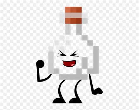 Glass Bottle - Minecraft Potion - Free Transparent PNG Clipart Images Download