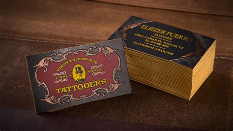 Tattoo Business Cards for Artists, Piercings, and Shops