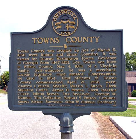 Towns County - Georgia Historical Society