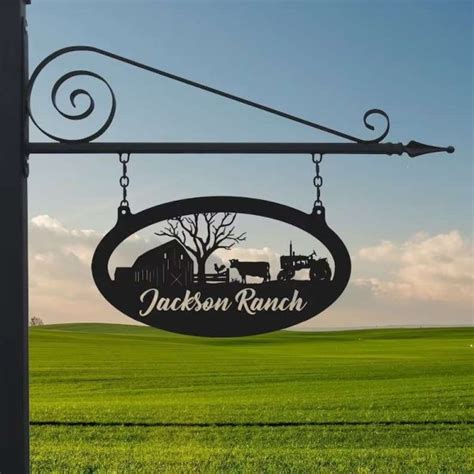 Farm Life Metal Sign Personalized Farmhouse Farm Decor Famer Gift ...