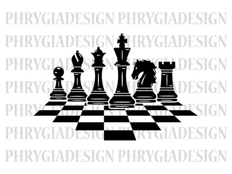 Chess Svg Chess Board Svg Chess Game Svg Chess Pieces - Etsy