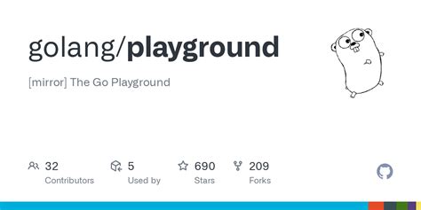 GitHub - golang/playground: [mirror] The Go Playground