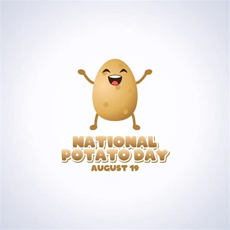 vector graphic of national potato day good for national potato day ...