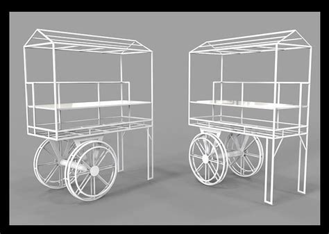 3D model Metal Cart design VR / AR / low-poly | CGTrader