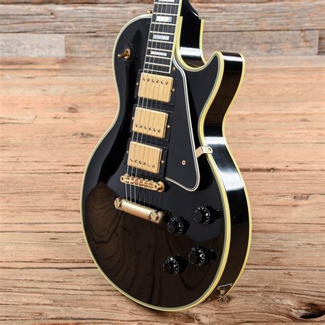 Gibson Custom Shop Jimmy Page Signature Les Paul Custom Ebony 2008 – Chicago Music Exchange