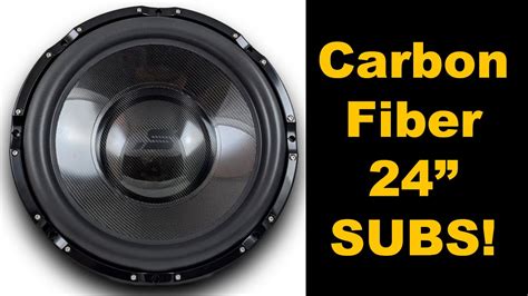 Stereo Integrity Now Offering CARBON FIBER 24" Subs! - YouTube