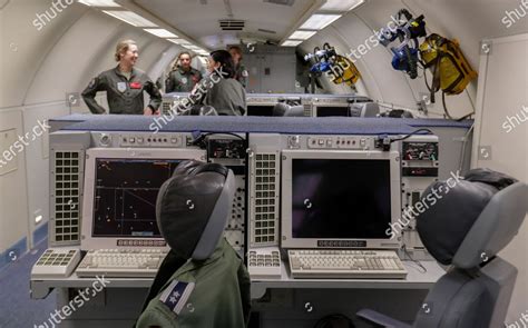 Interior View Boeing Awacs During Presentation Editorial Stock Photo ...