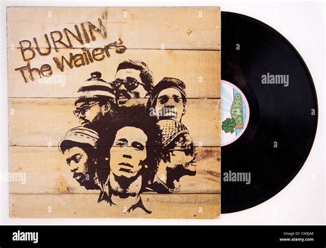 Cover of vinyl album Burnin' by Bob Marley & The Wailers, released 1973 ...