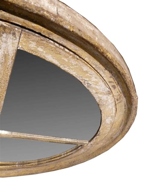 Round Wooden Frame Mirror For Sale at 1stDibs | round wooden framed ...