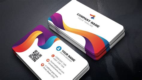 How to Make a Colorful Business Card in Adobe Illustrator ...