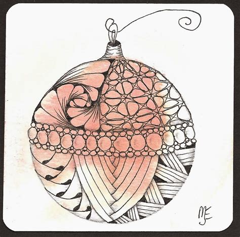 thehappytangler | Zentangle patterns, Christmas ornaments, Christmas tree zentangle