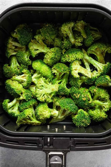 Crispy Air Fryer Broccoli Bites With Nutritional Yeast - Enjoy Clean Eating