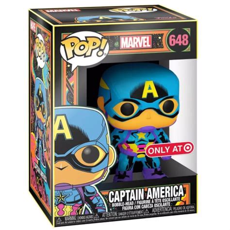 Funko Pop Marvel Black Light Figures