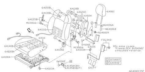 64150AG17AWA - Seat Cover B RFLH. Seat Cushion Cover. Rest (Left, Front, Back, IVORY) - Genuine ...