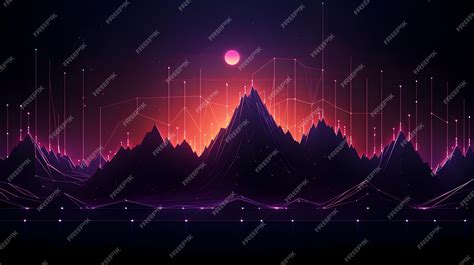 Premium AI Image | geometric neon wallpaper ai generated background