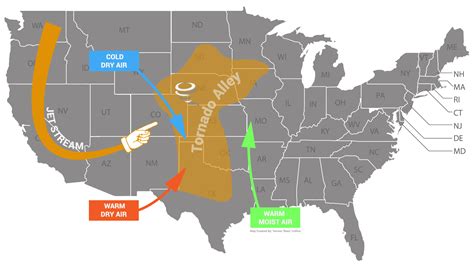 Tornado Alley Map