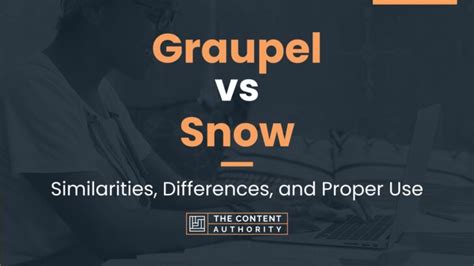 Graupel vs Snow: Similarities, Differences, and Proper Use