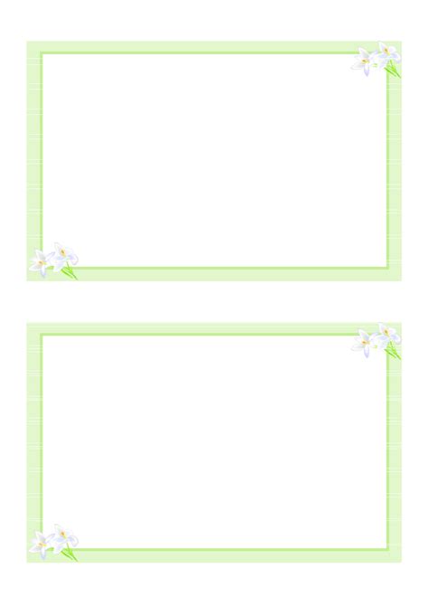 5 Best Images of Note Card Templates Printable Free - Free Printables Thank You Card Template ...