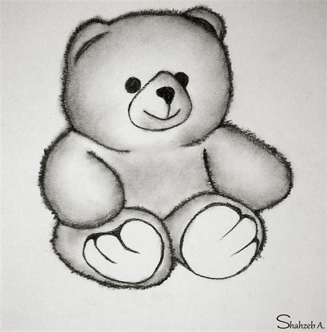 Teddy Bear Sketch at PaintingValley.com | Explore collection of Teddy ...