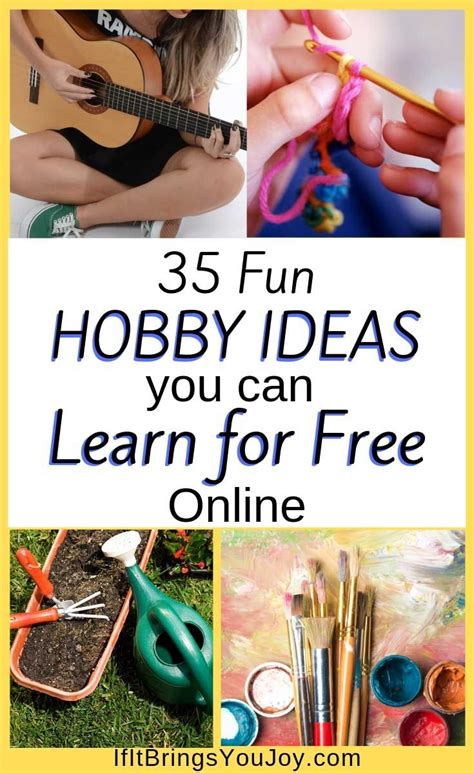 Craft Hobby Ideas List A Hobby Is An Activity, Interest, Or Pastime That Is Undertaken For ...