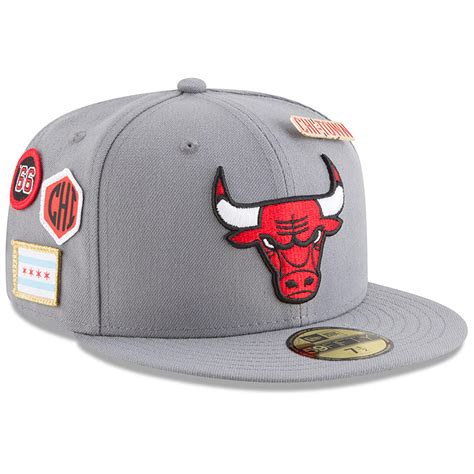 Men's New Era Gray Chicago Bulls 2018 Draft 59FIFTY Fitted Hat