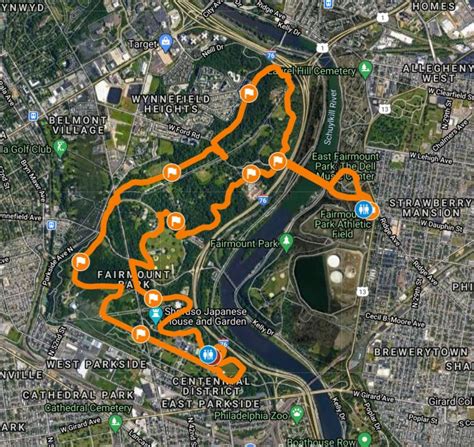 We mapped a 10 mile route through Fairmount Park for the 2020 Broad Street Run! – Fairmount Park ...