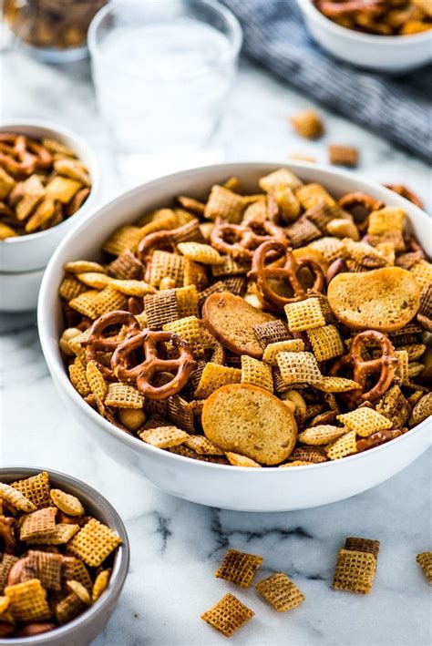 Spicy Chex Mix Recipe (Best Snack EVER!) - Isabel Eats {Easy Recipes}