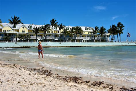 Woman Wading at South Beach in Key West, Florida - Encircle Photos