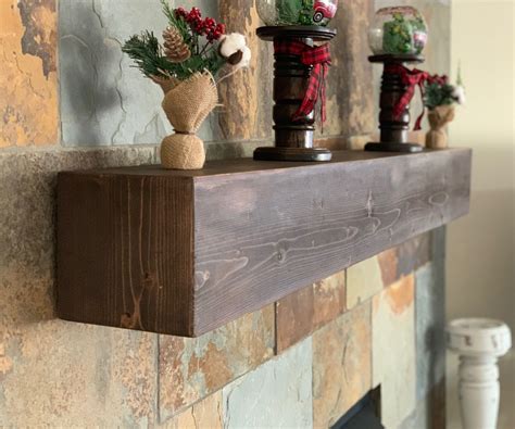 Rustic Faux Beam Mantel for Under $30 : 14 Steps (with Pictures ...