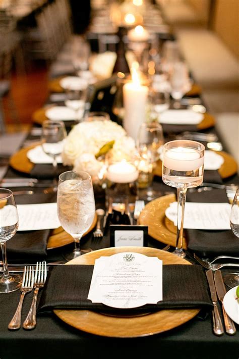 Nashville Wedding with Black, White, and Gold Color Palette - Inside ...