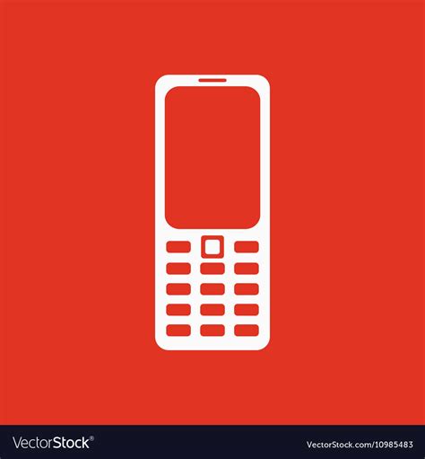 Phone icon cellphone symbol Royalty Free Vector Image