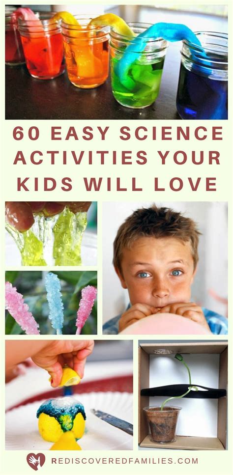 60 + Very Simple Science Experiments Your Kids Will Love | Rediscovered ...