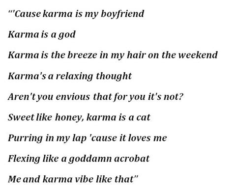 Taylor Swift's "Karma" Lyrics Meaning - Song Meanings and Facts