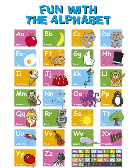 Free Printable Alphabet Poster Printable - Printable Word Searches