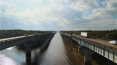 Atchafalaya Basin Bridge - 4K - YouTube