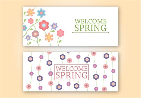 Free Spring Banner Vector - Download Free Vector Art, Stock Graphics & Images