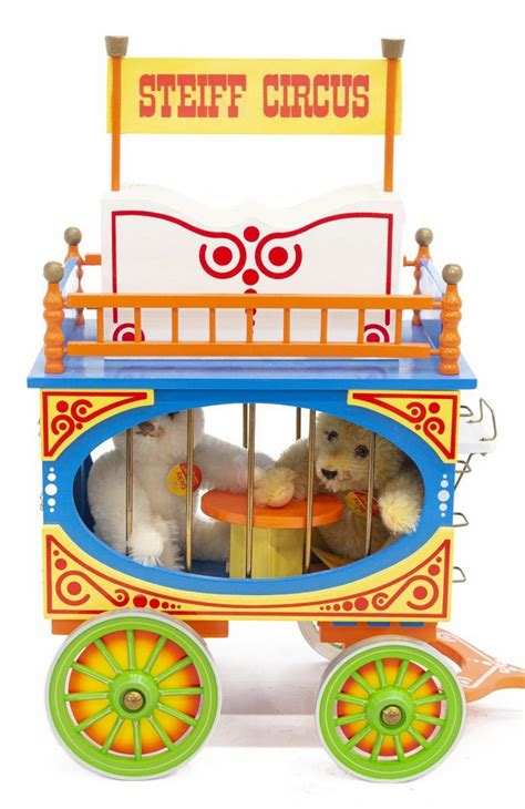 Sold Price: 5) STEIFF GOLDEN AGE OF THE CIRCUS TRAIN & ANIMALS - June 6 ...