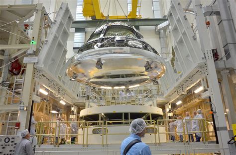 Stacking Lockheed Martin’s Orion Crew Module for NASA