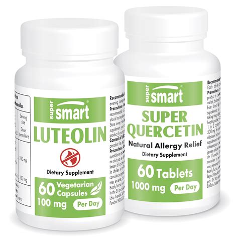 Supersmart – Luteolin and Super Quercetin Bundle (Immunity Booster) - Bioflavonoids Supplements ...