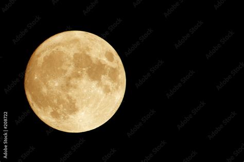 orange moon Stock Photo | Adobe Stock