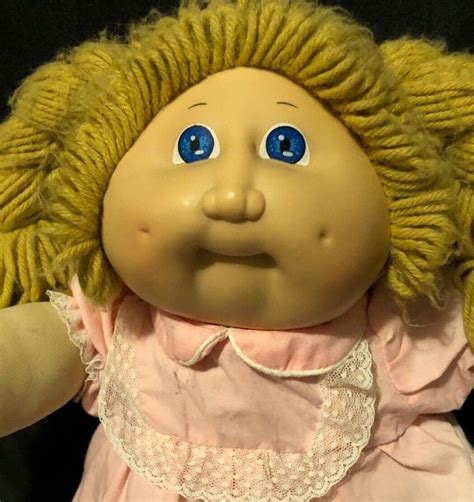 15” Cabbage Patch Kids Vintage Doll 1978 1982 Coleco + Original Pink 7D ...