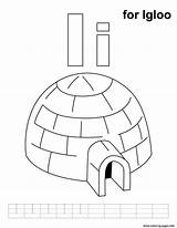 Igloo S Alphabet I908a Coloring Page Printable sketch template